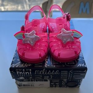 Mini Melissa pink sandals